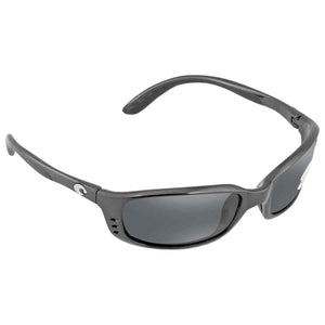 New Authentic Costa Del Mar Brine 22 Sunglasses Gunmetal w/Gray Lens 580P
