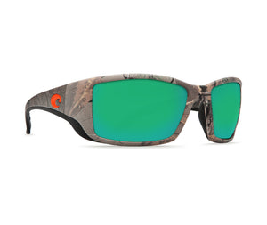 New Authentic Costa Del Mar Blackfin Sunglasses Xtra Camo Frame Green Mirror Lens 580G