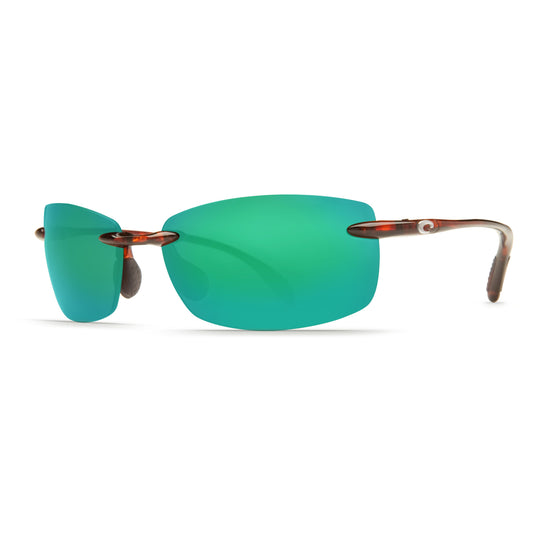 New Authentic Costa Del Mar Ballast 10 Sunglasses Tortoise w/Green Mirror Lens 580P
