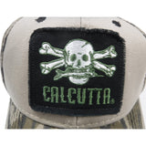 New Authentic Calcutta Hat Tan/ Bill and Back Camo/ Black Patch Logo