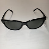 New Authentic Calcutta Tortola Sunglasses Shiny Black Frame/ Smoke Lens