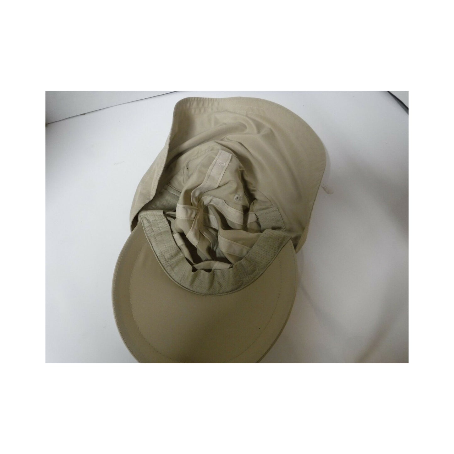 New Authentic Outdoor Guide Cap Khaki with Drawstring Sunblock