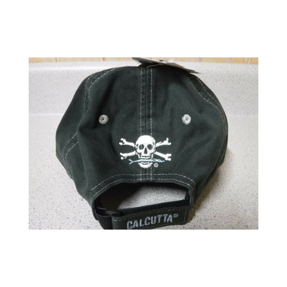 New Authentic Calcutta Hat Green with Calcutta Through a Fish On Front