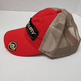 Authentic Mercury Marine Hat Red/ Khaki Mesh
