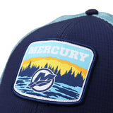 New Authentic Mercury Ridge Line Hat-Navy/Light Blue Mesh