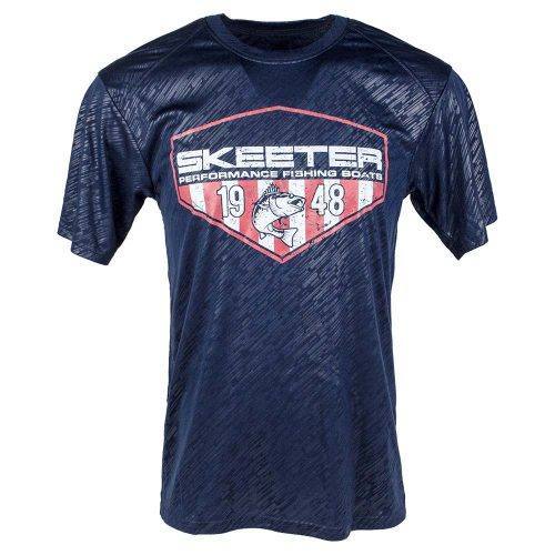 New Authentic Skeeter Line Embossed Performance USA Shirt 3XL