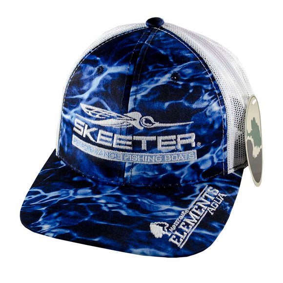 New Authentic Skeeter Hat Richardson Hat Blue Agua/ Marlin/ Back White Mesh
