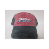 New Authentic Skeeter Richardson Hat  Navy/ Red Faded Look
