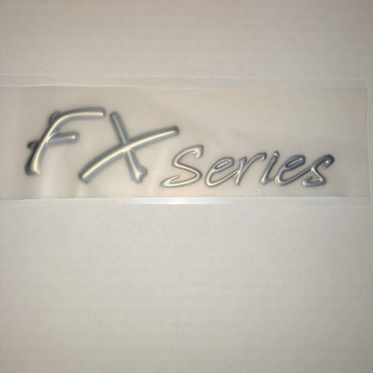 New Authentic Skeeter Emblem FX Series Silver 6.42" X 1.64"