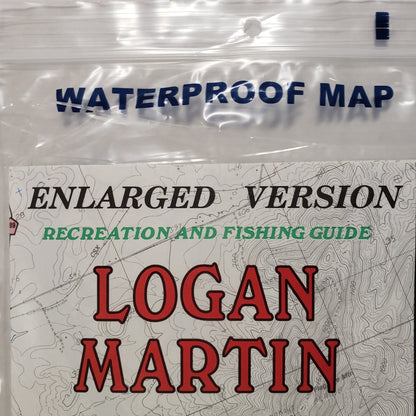 Atlantic Mapping GPS Waterproof Map Logan Martin