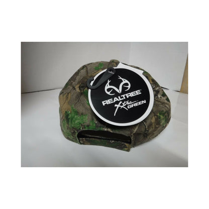 New Authentic RealTree Hat Camo/ Xtra Green Team/ Outdoor Cap/ Brown RealTree Logo