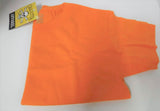 New Authentic Calcutta Short Sleeve Shirt  Orange/ Back White Original Logo KIDS XSmall