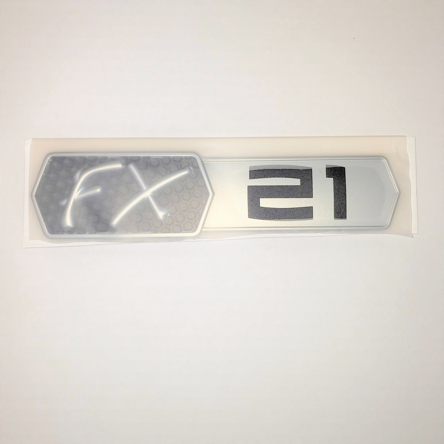 New Authentic Skeeter FX21 Series Emblem Black/ Silver 7.84" X 1.82"