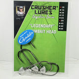 Crusher "Legendary" Swimbait Head 1/8-3/0 Hook
