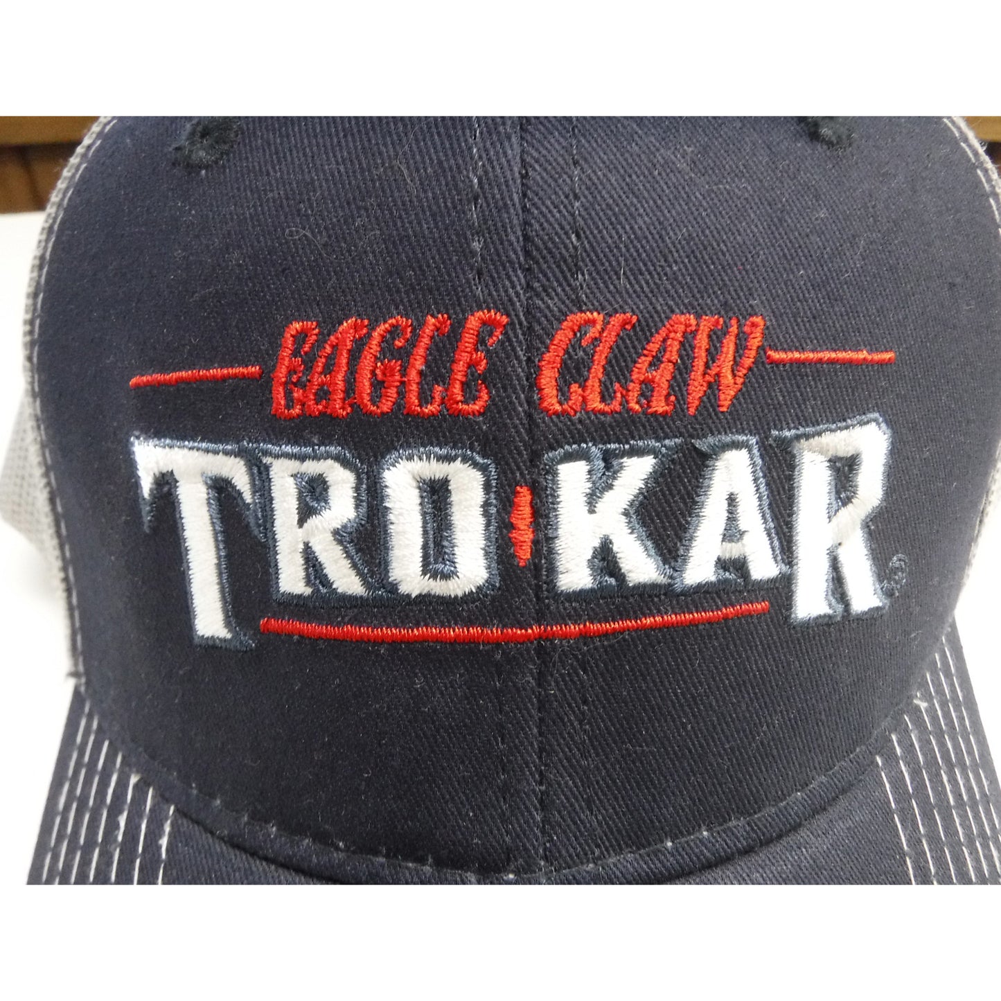 Eagle Claw/ TroKar Hat - Navy Blue/ Gray Mesh