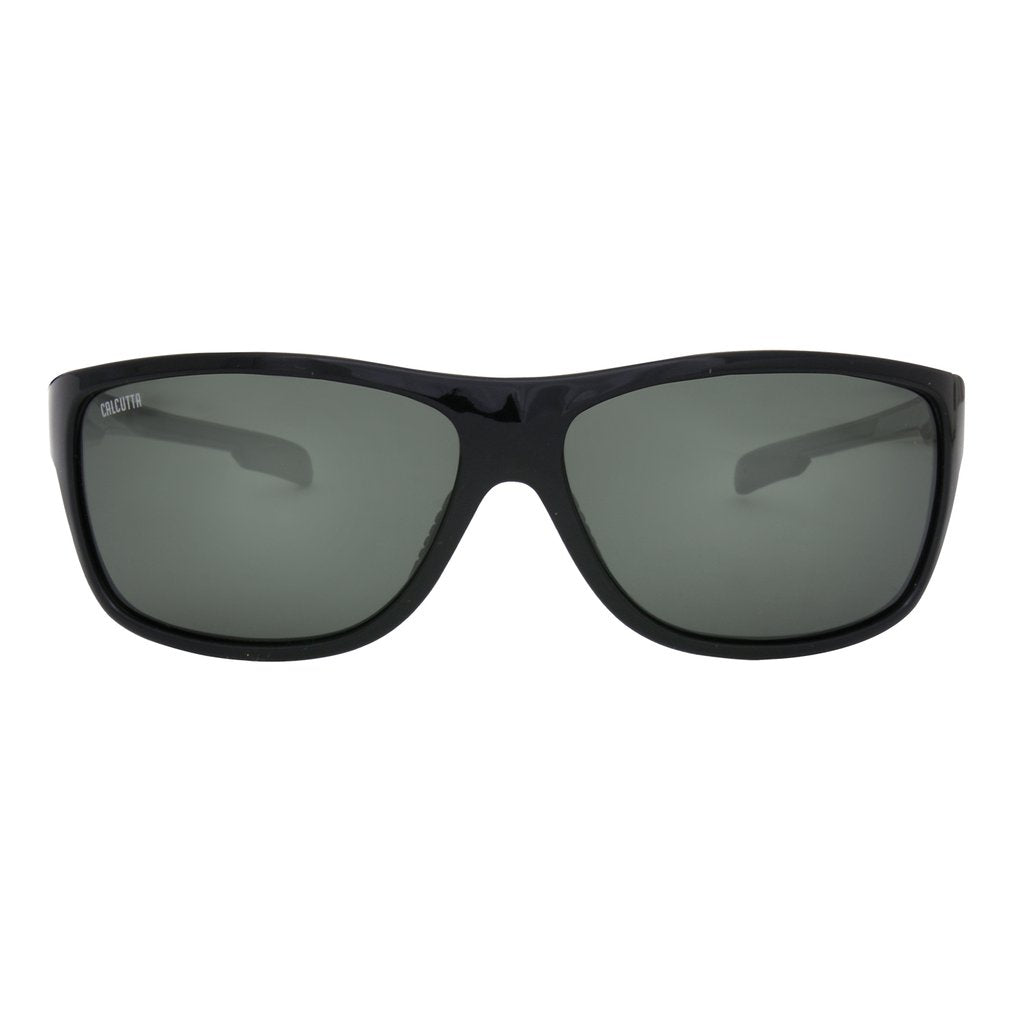New Authentic Calcutta Drift Sunglasses Shiny Black Frame/ Gray Lens