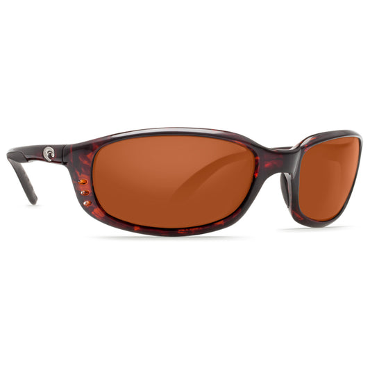 New Authentic Costa Sunglasses-Brine- Tortoise Frame/ Copper Lens 580P