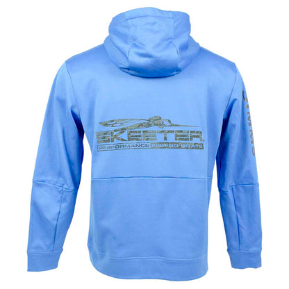 New Authentic Skeeter Simms Pacific Blue Hoodie XL