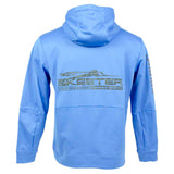 New Authentic Skeeter Simms Pacific Blue Hoodie 2XL