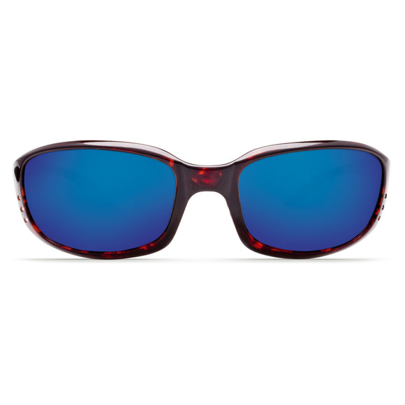 New Authentic Costa Brine Sunglasses Tortoise Frame/ Blue Mirror Lens 580P