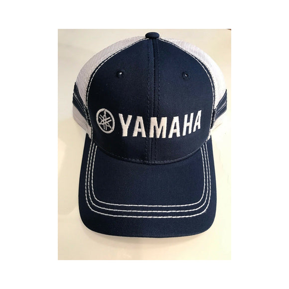 New Authentic Yamaha Striped Trucker Hat