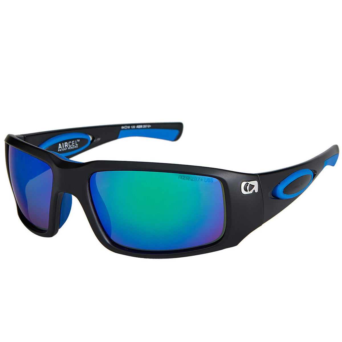 Matte Black and Blue Frame with ANSI Rated Blue Storm Lens