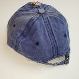 Proud American Distressed Hat w/ American Flag Patch Blue