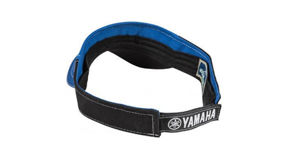 New Authentic Yamaha Visor-Blue/Black/White Logo