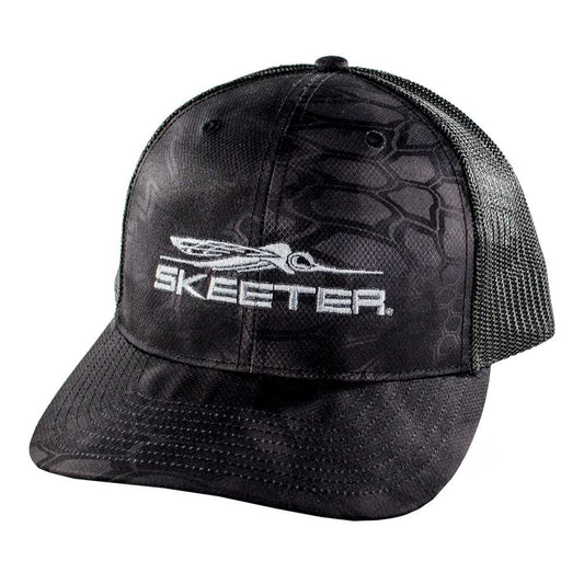 New Authentic Skeeter Hat Richardson Hat Black/ Kryptek Hat/ Back Mesh