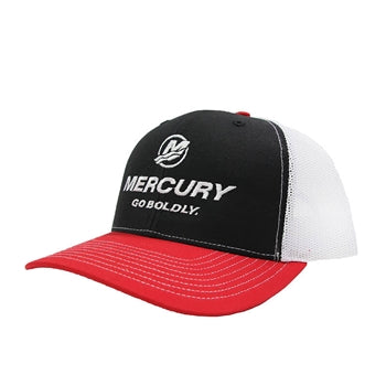 New Authentic Mercury Marine Go Boldly Richardson Trucker Hat