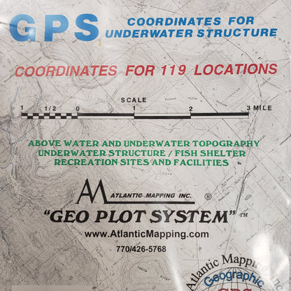 Atlantic Mapping GPS Waterproof Map Lake Guntersville