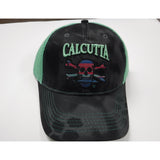 New Authentic Calcutta Hat Kryptek Typhon Camo/ Embroidered Logo/ Green Mesh