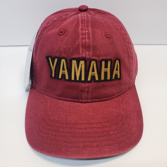 New Authentic Yamaha Hat-Heritage Curved Bill-Red Cloth