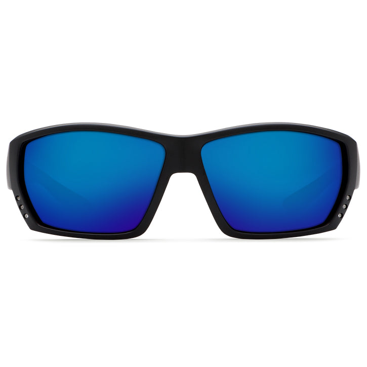 New Authentic Costa Tuna Alley Reader Sunglasses Matte Black Frame/ Blue Mirror Lens 580P C-Mate 2.00
