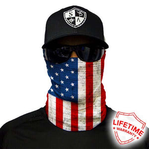SA CO Multi-Use Gaiter Mask American Flag