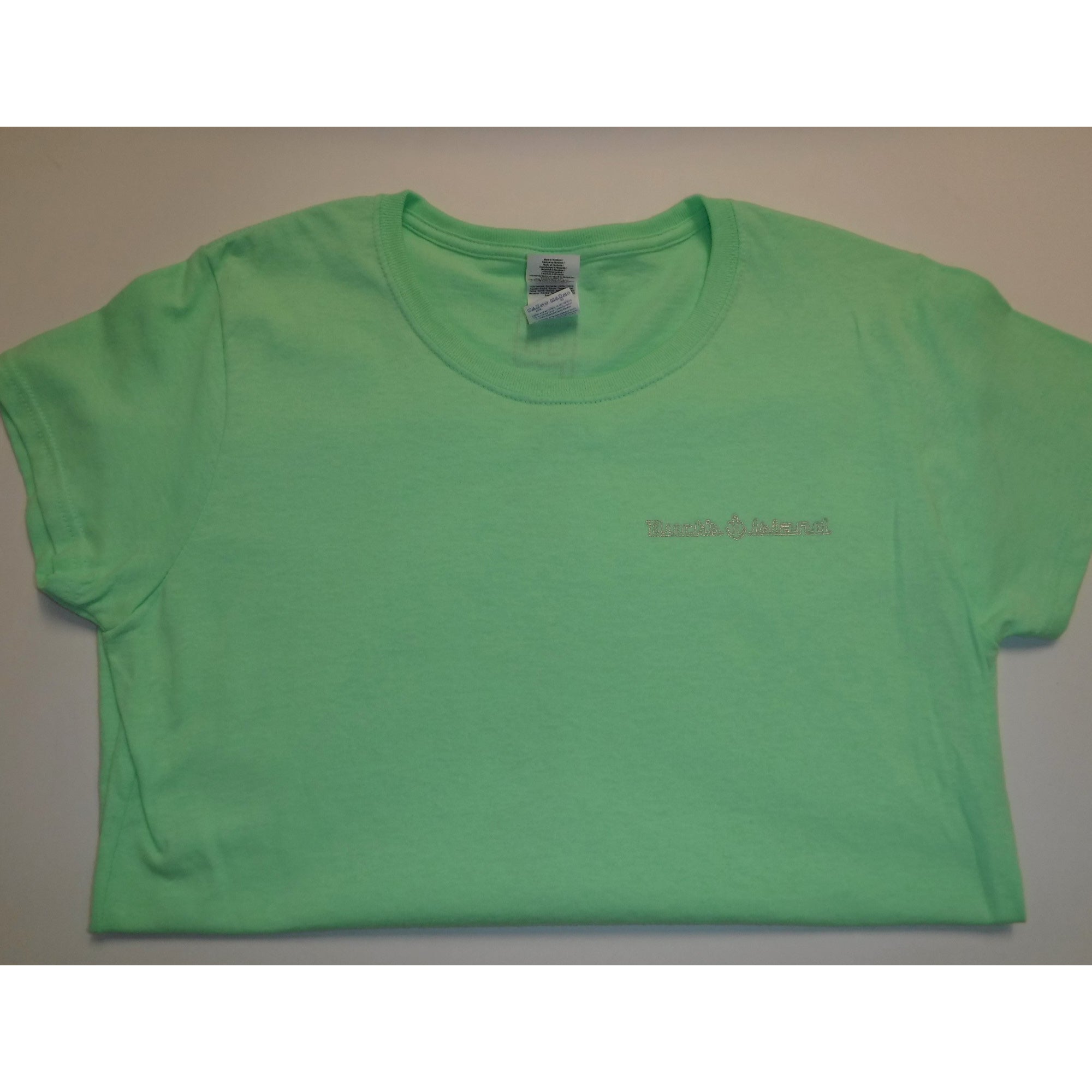 Plain mint green t-shirt for women, ladies