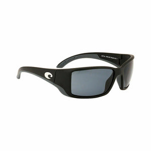 New Authentic Costa Del Mar Blackfin 11 Sunglasses Matte Black w/Gray Lens 580P
