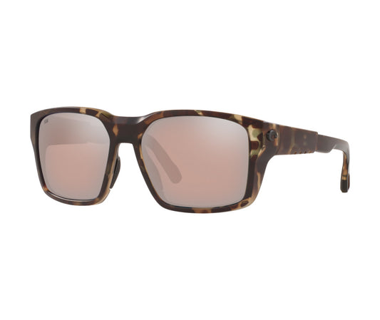 New Authentic Costa Del Mar Tailwalker Sunglasses 254 Matte Wetlands w/Copper Silver Mirror Lens
