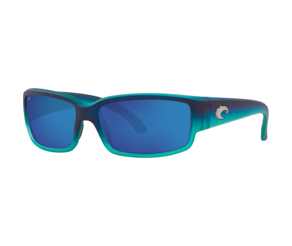 New Authentic Costa Del Mar Caballito 73 Sunglasses Matte Caribbean Fade w/Blue Mirror Lens 580P