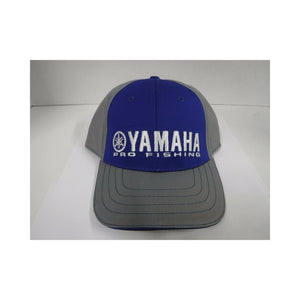 New Authentic Yamaha Hat Blue/ Gray Bill/White Logo- Polyester
