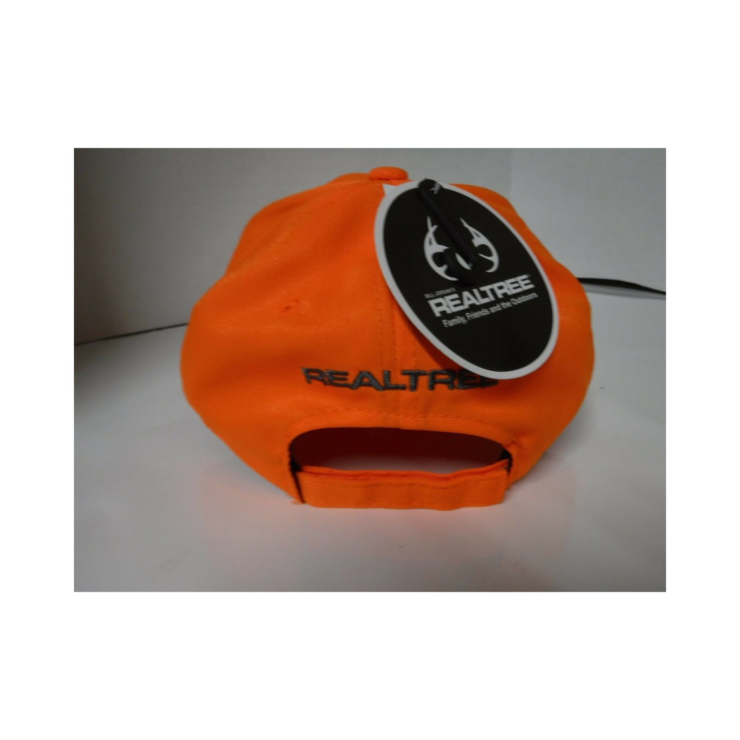 New Authentic RealTree Hat Adjustable Orange/ Brown RealTree Logo/ Mid-Profile