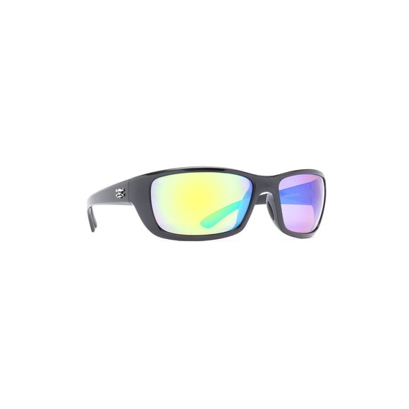 New Authentic Calcutta Bimini Sunglasses Black Frame/ Polarized Green Mirror Lens