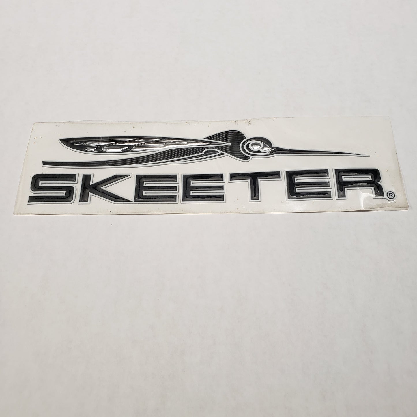 New Authentic Skeeter with Bug Emblem 11" Black White Chrome