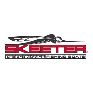 New Authentic Skeeter Carpet Decal  Red/ Black  12"
