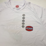 Penn Short Sleeve White w/ Fish Around Logo