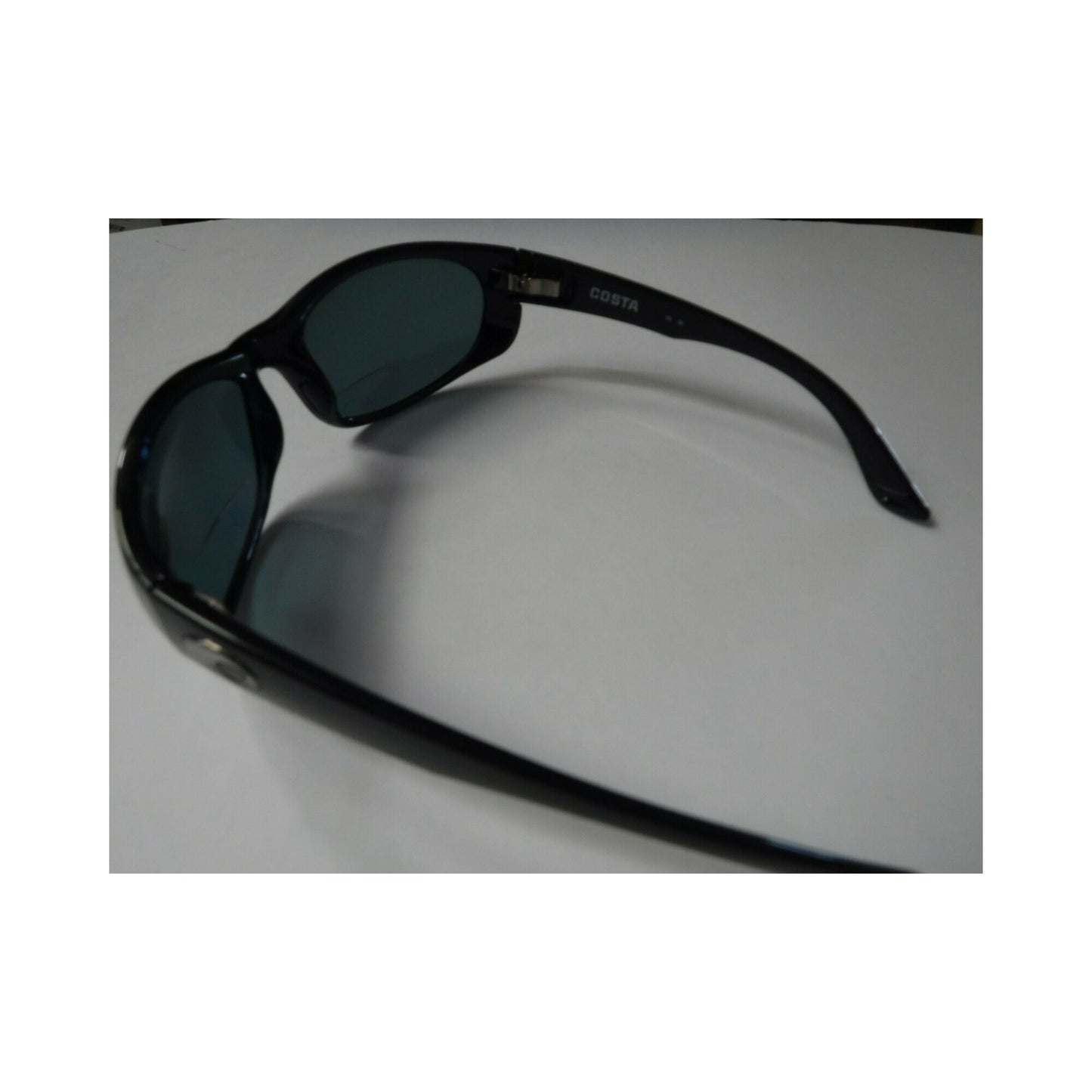 New Authentic Costa Howler Reader Sunglasses Shiny Black/Gray Lens 2.50