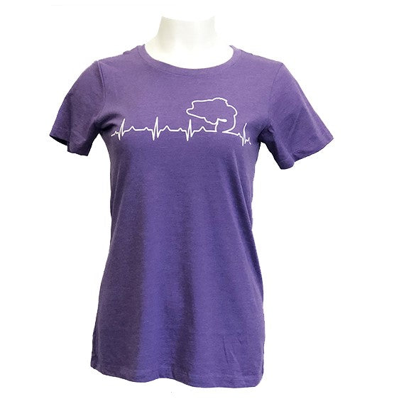 Bass Cat Heartbeat T Shirt (Purple Rush) XL