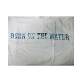 New Authentic Costa Short Sleeve T-Shirt Water Wave Born on the Water  White Small