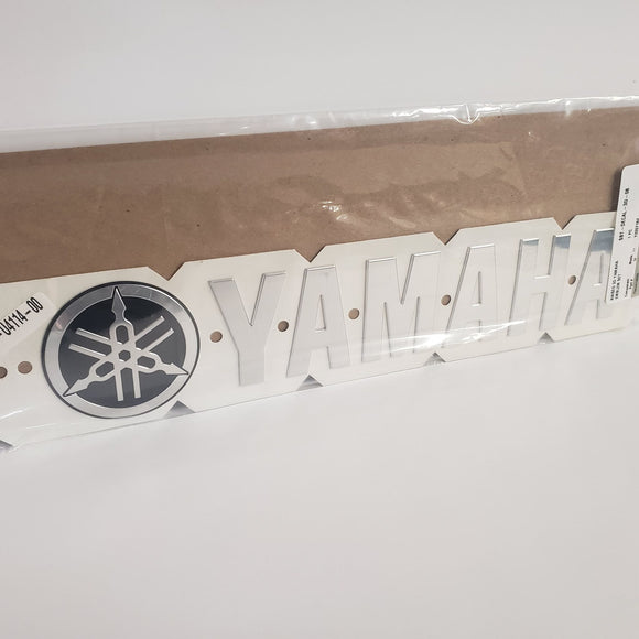 New Authentic Yamaha Emblem Set of 2-  3D Raised Chrome