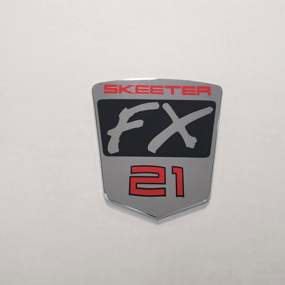 New Authentic Skeeter Emblem FX21 Black/ Red/ Silver 4